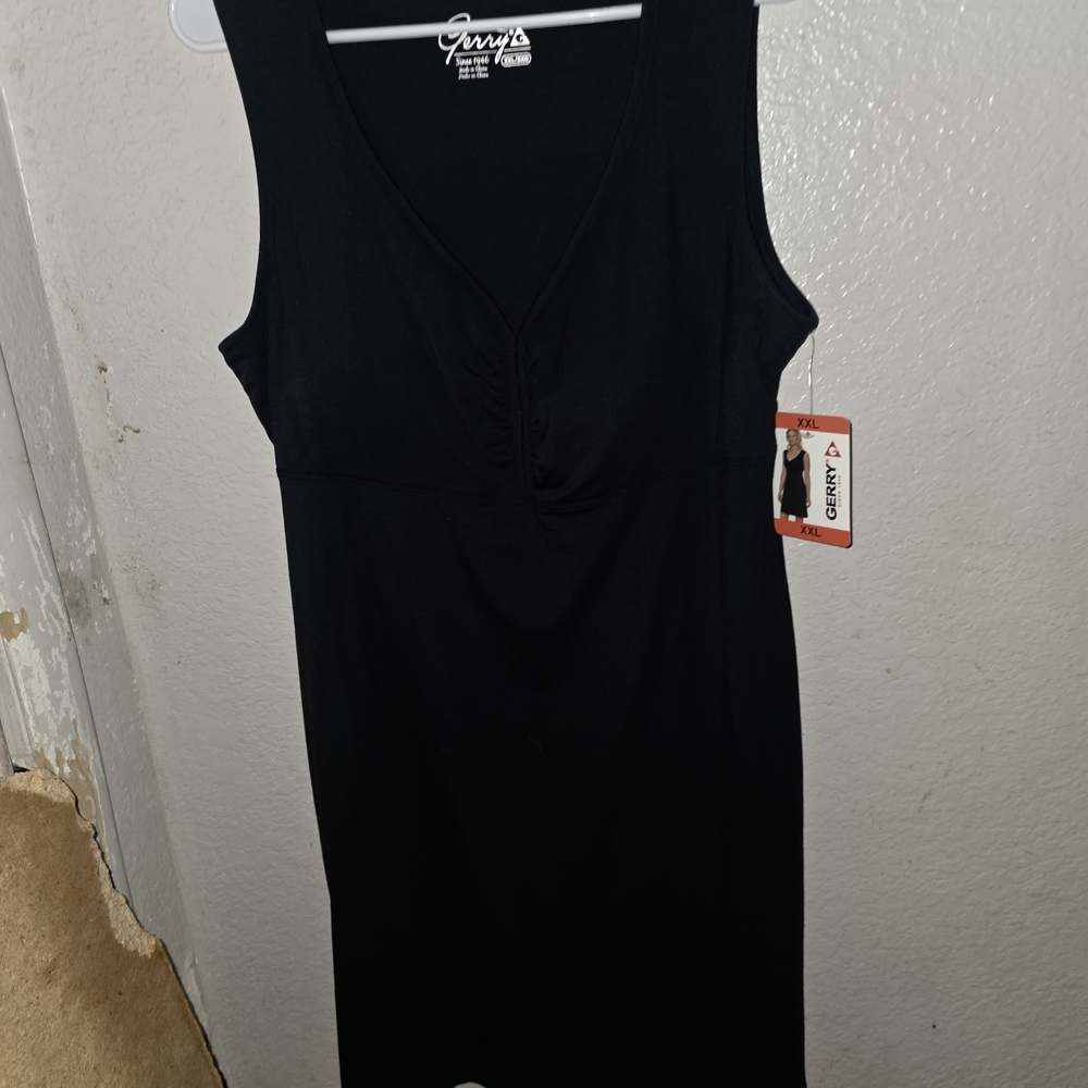 G by Guess Black V-Neck Dress